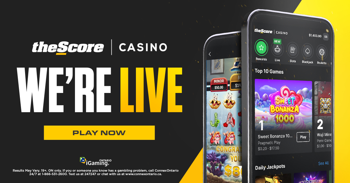 PENN Entertainment Launches theScore Casino in Ontario.